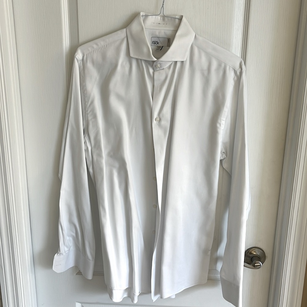 Nordstrom Rack slim fit white dress shirt